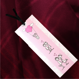 Invitatie de nunta haioasa roz sidef 2178 TBZ