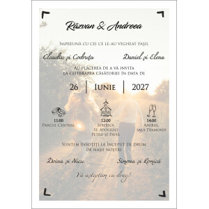 Invitatie De Nunta Digitala Cu Poza 055