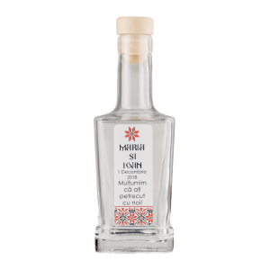 Sticla Marturii 250 ml  Patrata