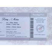 Invitatie De Nunta Bilet Avion 2219 Polen Invitatie De Nunta