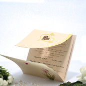 Invitatie de nunta cu lalea si fluturasi 115444 TBZ