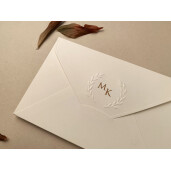 Invitatie De Nunta Eleganta Cu Plic Crem 12274 ELA