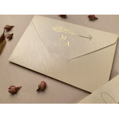 Invitatie De Nunta Eleganta Din Carton Sidefat 12279 ELA