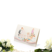 Invitatie de nunta multicolora 124046 TBZ