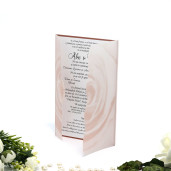 Invitatie de nunta cu calc si trandafir somon 125038 TBZ