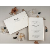 Invitatie De Nunta Eleganta Cu Chenar 13313 ELITE