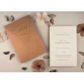 Invitatie De Nunta Eleganta Cu Chenar 13316 ELITE