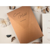 Invitatie De Nunta Eleganta Cu Chenar 13316 ELITE