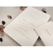 Invitatie De Nunta Cu Pene 13322 ELITE