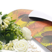 Invitatie de nunta cu tema de toamna cu frunze 2134 TBZ