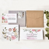 Invitatie De Nunta Vintage Cu Coronita Flori 39777 Economiq Invitatie De Nunta