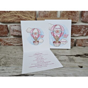 Invitatie De Botez Cu Ursulet 602 TH