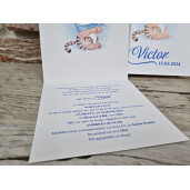 Invitatie De Botez Cu Tigru 605 TH