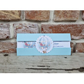 Invitatie De Botez Cu Animale Si Balon Cu Aer Cald 607 TH