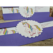 Invitatie De Botez Cu Unicorn 608 TH