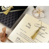 Invitatie De Nunta Eleganta Cu Ciucure 74758 ELA
