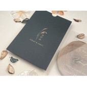 Invitatie De Nunta Din Plastic Cu Plic 85832 ELITE