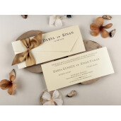 Invitatie De Nunta Cu Fundita 85844 ELITE