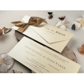 Invitatie De Nunta Cu Fundita 85844 ELITE