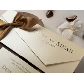 Invitatie De Nunta Cu Fundita 85844 ELITE
