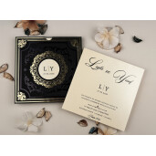Invitatie De Nunta Eleganta Cu Ciucure 85865 ELITE