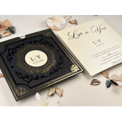 Invitatie De Nunta Eleganta Cu Ciucure 85865 ELITE