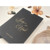 Invitatie De Nunta Din Plastic Cu Plic 85870 ELITE