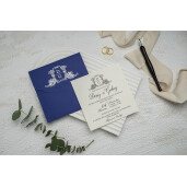 Invitatie De Nunta Eleganta 9305 EKONOM