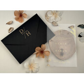 Invitatie De Nunta Din Plastic Cu Plic 96938 ELITE