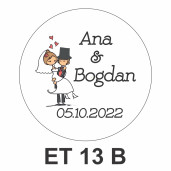Eticheta pentru borcan ET 13 B