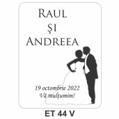 Eticheta pentru sticla ET 44 V
