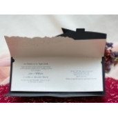 Invitatie de nunta eleganta clasica 190