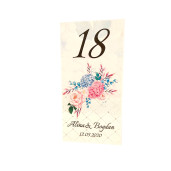 M86 Alb/Crem - Meniu floral cu hortensii 
