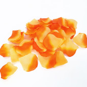 Petale artificiale de trandafiri portocalii degrade