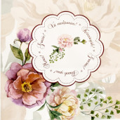 Punga nunta model floral cu bujori PN 10032