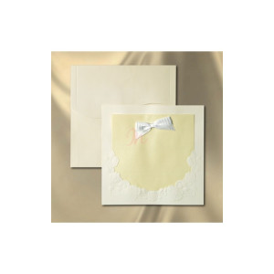 Invitatie de nunta cu fundita 150027 TBZ