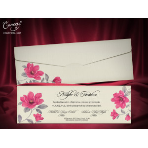 Invitatie de nunta florala 5516 CONCEPT