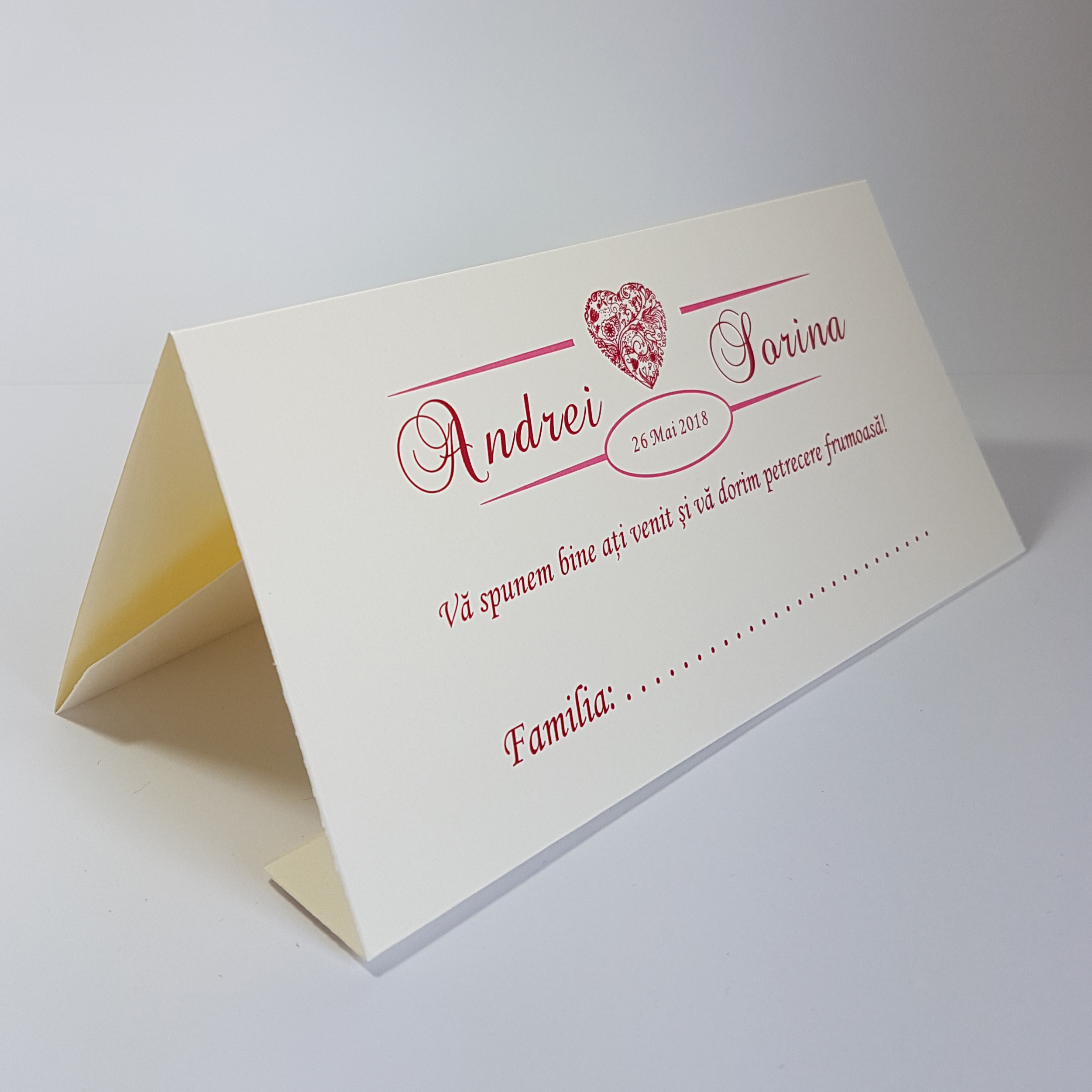 Pb15 Crem Plic Pentru Bani Cu Inimioara Florala Invitatie De Nunta